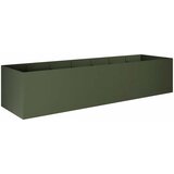  Vrtna saksija Maslinastozelena 280 x 80 x 60 cm Čelična vrata | shoptok.hr