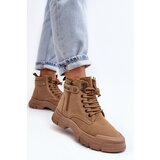 Boto Women's Fleece-Lined Suede Trapper Boots Beige Jailina | shoptok.hr