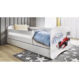  Drveni dječji krevet FORMULA s ladicom - 160x80 cm bijeli | shoptok.hr