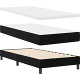 s opruga kutije s uzglavljem Crna 200 x 100 cm Baršun | shoptok.hr