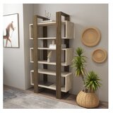 Hanah home Polica za knjige Reina, 80x150x29.5 cm, Orah-krem | Eponuda.ba