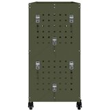  Količar za alate s policom Maslinasto zelena 75 x 35 x 73 cm | shoptok.hr