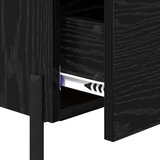 vidaXL Noćni ormar Crni hrast 40 x 35 x 47.5 cm Konstruirano drvo | shoptok.hr