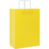  Papirnate vrečke 50 kosov z ročaji rumena 32x17x44 cm, (5000160836) | Shoptok.si