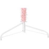  Tanka umjetna polovica božićnog drvca sa stalkom roza 210 cm | shoptok.hr