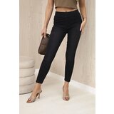Kesi Jeans with a bow black Cene