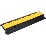vidaXL Pohodna zaščita za kable z 2 kanaloma 100 cm guma Cene