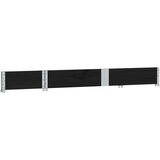  Vrtna sadilica crna 150x50 cm od masivne borovine | shoptok.hr