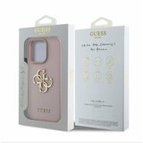 Guess PU Grained 4G Metal Logo Zadní Kryt pro iPhone 16 Pro Pink Ovitek za telefon Vijolična | Shoptok.si