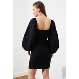 Trendyol Black Balloon Poplin Sleeve Dress | ePonuda.com