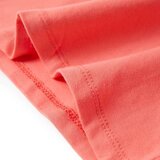  Dječja majica sa širokim rukavima koraljna boja 92 | shoptok.hr