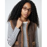 Vero Moda VMLINA SHORT TEDDY Smeđa | shoptok.hr