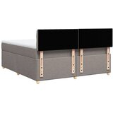  Krevet s oprugama i madracem smeđesivi 180x200 cm tkanina | shoptok.hr