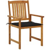 Maison Chic Vrtni stoli - Stol za vrt z blazinami 2 kosa trden akacijev les JS2189, (21876853) | Shoptok.si