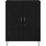  Visoki ormar Crna hrastovina 69 5x34x180 cm Konstruirano drvo | shoptok.hr