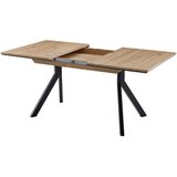 Cantus RAZTEGLJIVA MIZA, črna, hrast artisan | Shoptok.si