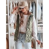 DStreet Kamizelka damska przejściowa pikowana VESOLITA zielona | Shoptok.si