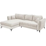 Livetastic KOTNA GARNITURA S POSTELJNO F, slonova kost tekstil | Shoptok.si