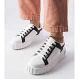 Gemre White platform sneakers Gosselin Cene
