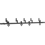 Pribor za klizna vrata 213,5 cm čelični crni | shoptok.hr