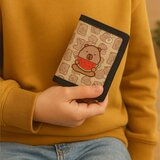  Novčanik s preslatkim motivom kapibare s lobenicom 12.5 x 8.5cm | Shoptok.si