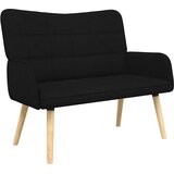  Kauč za dvoje Crna 115 x 61 x 87 cm tkanina | Eponuda.com