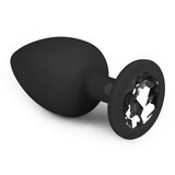 EasyToys - Anal Collection Analni čep Easytoys Diamond Large črn | Shoptok.si