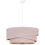  Duolla - Luster na kablu KOBO 1xE27/15W/230V prečnik 45 cm krem/zlatna | Eponuda.com