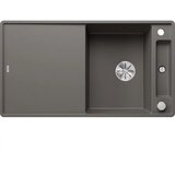 Blanco sudoper AXIA III 5 S-F InFino SILGRANIT VULKAN SIVA, daska staklo, s dalj.upr. | shoptok.hr