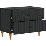  Noćni ormar s ladicama Crna 62 x 34,5 x 48 cm Konstruirano drvo | shoptok.hr