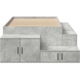  Krevet s ladicama Betonski sivi 80 cm Konstruirano drvo | shoptok.hr