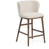Kave Home Bež podstavljena barska stolica (visine sjedala 65 cm) Ciselia – | shoptok.hr