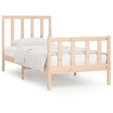 The Living Store Posteljni okvir iz trdnega lesa 90x190 cm - Posteljni Okvir, (21528171) | Shoptok.si