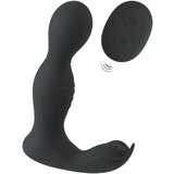 Rebel - daljinski prostata vibrator 2u1 (crni) | shoptok.hr