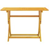  Vrtni set za objed 5 kom. Smeđa Čvrsto drvo akacije 110 x 55 x 75,5 cm | shoptok.hr