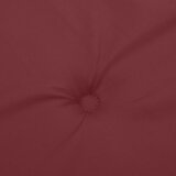 Jastuk za vrtnu klupu crvena boja vina 150x50x7 cm od tkanine | Eponuda.com
