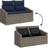  Sjedeća garnitura za vrt s pohranom 9 pcs Siva Poli ratan | shoptok.hr