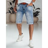 DStreet Spodenki męskie jeansowe niebieskie z paskiem | shoptok.hr