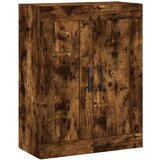 vidaXL Visoka komoda dimljeni hrast 69 5x34x180 cm konstruiranog drva | shoptok.hr