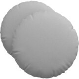  Jastučići za sjedenje 2 pcs Oblačnosiva Ø50 x 19 cm tkanina | Eponuda.ba