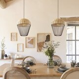Atmosphera visilica na sajli ANEA 1xE27/40W/230V ratan | Eponuda.com
