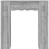  Okvir za kamin Siva Sonoma 102 x 20 x 102 cm Konstruirano drvo | shoptok.hr