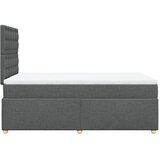  Krevet box spring s madracem tamnosivi 120 x 190 cm tkanina | shoptok.hr