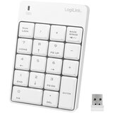 Logilink numpad BT numerička tastatura bela