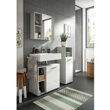 XXXL Omara Z Ogledalom Copa, Sive Barve | Shoptok.si