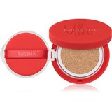 MISSHA Velvet Finish Cushion dugotrajni puder u spužvici SPF 50+ nijansa #21 Neutral Light Beige 15 g Cijene