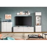 Livetastic Dnevni Regal Ice, Bela Visok Sijaj, 4-Delni | Shoptok.si