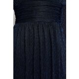 Trendyol Dark Navy Blue Sparkling Waist Evening Dress | shoptok.hr