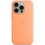Apple original ovitek Silicon case za iPhone 15 Pro - MagSafe - oranžen - MT1H3ZM/A | Shoptok.si