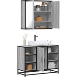 Maison Chic Kopalniški sestavi - Kopalniško pohištvo 2 kosa siva sonoma inženirski les, (21787442) | Shoptok.si